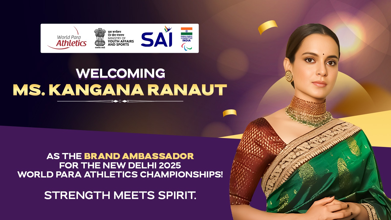 Ms. Kangana Ranaut ( Brand Ambassador ) Website banner